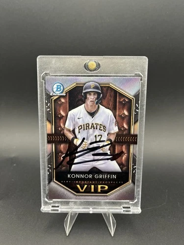 2025 Bowman VIPs Konnor Griffin #VIP-20 In Person Auto MLB Debut📈 With Proof 💎