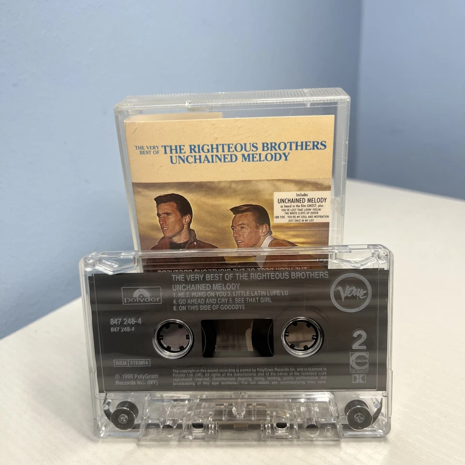 The Very Best of the Righteous Brothers, Unchained Melody Cassette Tape (1990) - Image 2 of 3