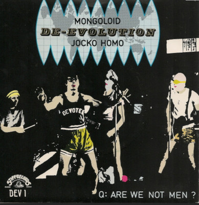 DEVO Mongoloid / Jocko Homo 7'' Vinyl 1977 1st Pressing Booji Boy Records 7033-14