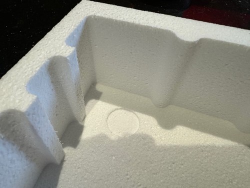 Reproduction Polystyrene (aka Inserts/foam) for Nintendo SNES Console NARROW Box - Picture 2 of 7