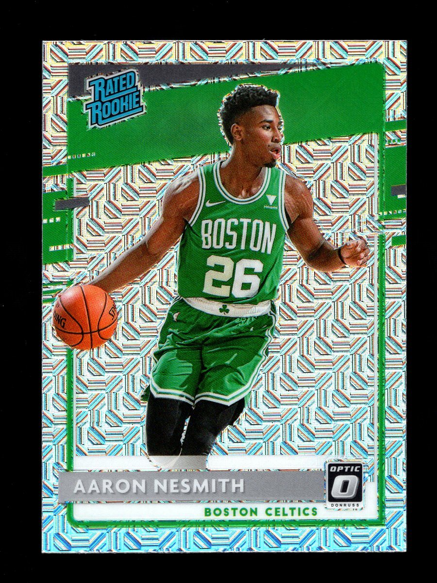 2020-21 OPTIC CHOICE MOJO PRIZM #164 AARON NESMITH RC BOSTON CELTICS