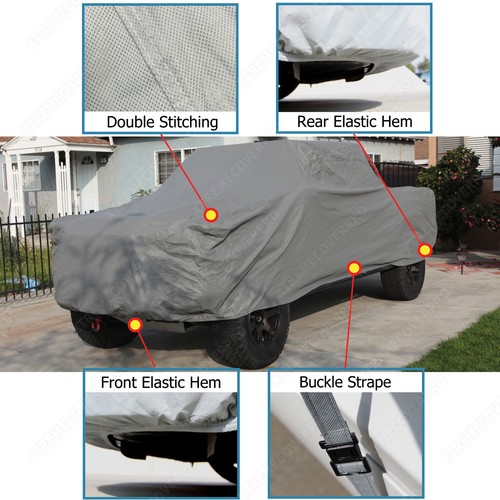 2016 2017 2018 2019 TOYOTA TUNDRA DOUBLE CAB LONG BED BREATHABLE TRUCK COVER - Bild 4 von 9