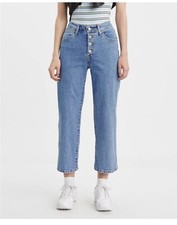     Levi's Women's Ultra High Rise Wide Leg Cropped Jeans - FYI 24    