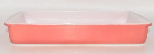Vintage Pyrex Pink Flamingo Rectangle Lasagna Casserole Baking Dish #232 2 Qt.