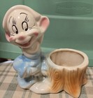 Walt Disney Dopey Leeds Planter Vintage 40s, Seven Dwarfs Ceramic Great Color — photo 8