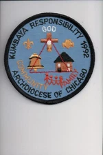 1992 Kumbaya Responsibility Archdiocese Of Chicago patch