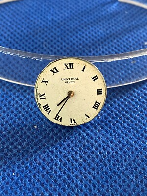 Mouvement Et Cadran Originaux Universal Genève Calibre 08 - Vintage, Fonctionnel