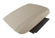 Console Lid Armrest Cover Pvc Leather For Cadillac Escalade 2002-2006 Beige