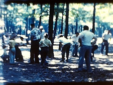 8mm Film 1955 Cub Scout Picnic 1950s Home Movie Family at Home Getting in Car
