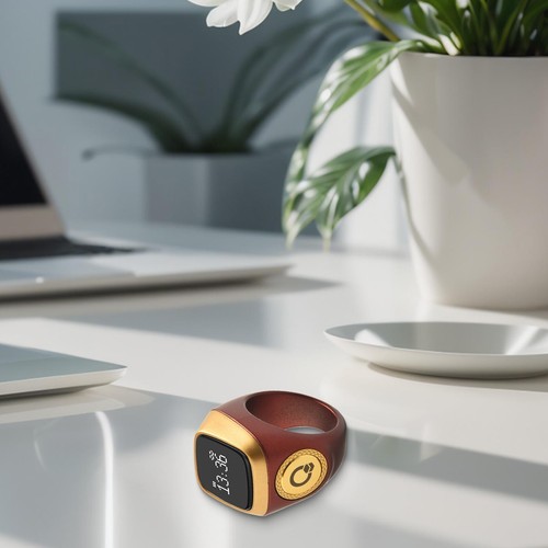 Smart Ring with Tasbih Counting and Vibrating Alerts for Daily Prayer Reminders - Zdjęcie 55 z 72