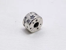 Authentic Pandora Charm,  Stars and Galaxy Safety Clip, #790010C01