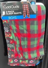 New Boy  s Cuddl Duds Sleep Pants Size: 6/7