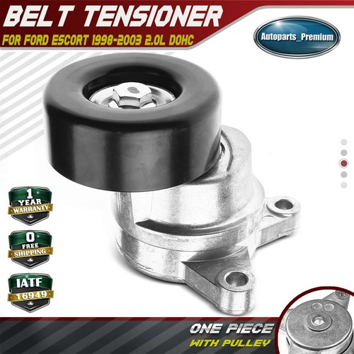 Belt Tensioner Assembly w/Pulley for Ford Escort 19982003 2.0L DOHC F8CZ6B209AA eBay