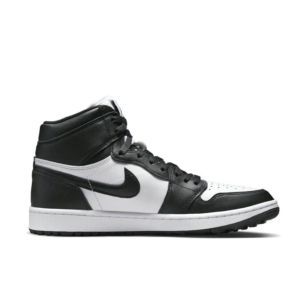Nike Men's Jordan 1 High Golf White Black Sneakers Shoes DQ0660