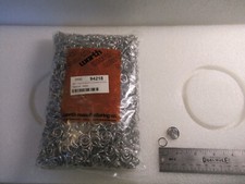 100 Worth Co. Std. 8 Stainless Steel Split Rings 120 lb. Test Made USA 94218