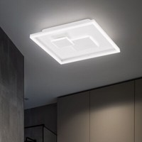 Deckenleuchte Deckenlampe Dimmbar Led Wohnzimmerleuchte Schlafzimmerlampe Weiß
