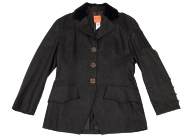 CHRISTIAN LACROIX BAZAR Button Design Patch Jacket Size 38(K