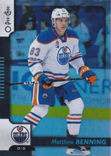 17-18 OPC Matthew Benning /100 RAINBOW BLACK Oilers 2017
