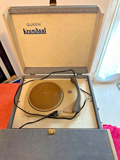 GIRADISCHI D'EPOCA - VINTAGE - A VALIGETTA ANNI 50/60 QUEEN KRUNDAAL - DUAL 300