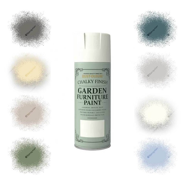 X3 RustOleum Chalk Chalky Garden Furniture Spray Paint 400ml Belgrave