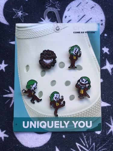 Crocs Handmade jibbitz 5pc Dc Comics The Joker Harley Quinn shoe charms Set - Picture 25 of 28