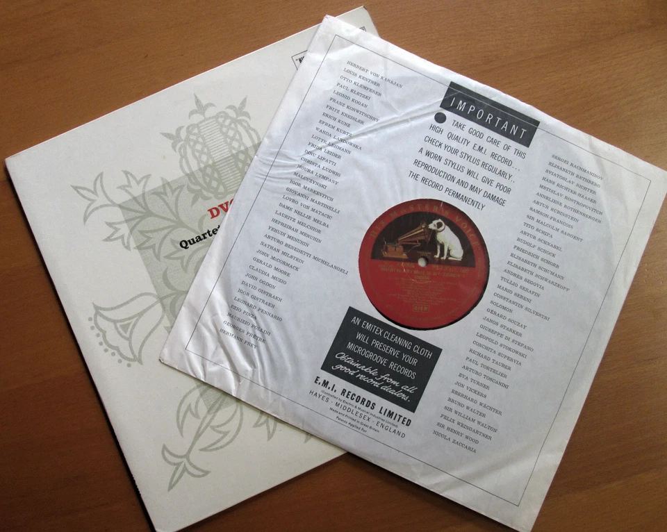 ALP 1622 ED1 Dvorak Janacek String Quartets Vlach Quartet NEAR MINT HMV 1st R/G - Image 4 of 4