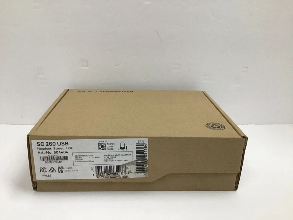 Sennheiser SC 260 USB Stereo Headset Over Ear /w Mic 504404 - Image 2 of 2