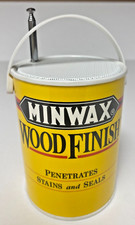 Minwax Wood Finish AM/FM Radio with 9 Volt Battery Works No Stains or Damage