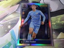 2021-22 Topps Merlin PHIL FODEN Silver Refractor, England 👀🏴󠁧󠁢󠁥󠁮󠁧󠁿⚽️🔥