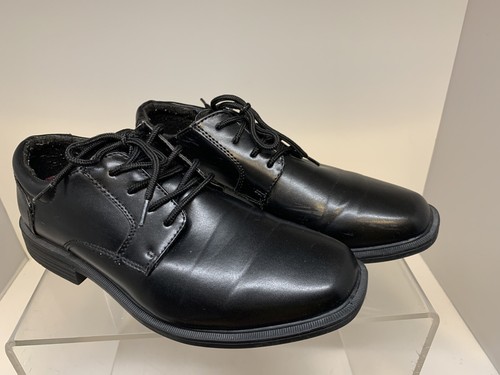 Madison Avenue Boys Shoes Black Dress 