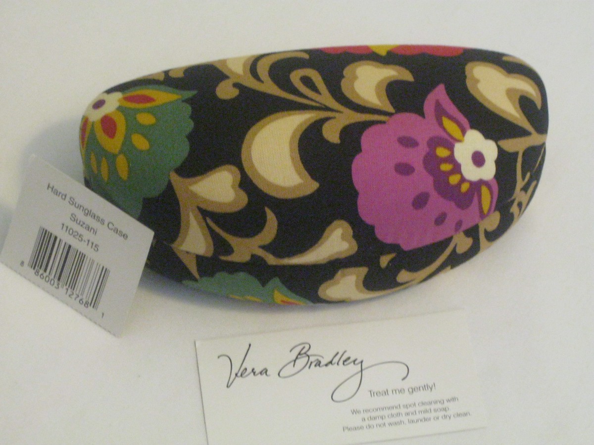 Vera Bradley SUZANI Hard SUNGLASSES Eye Eyeglasses CLAMSHELL 
