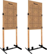 Adjustable Target Stand Base for Paper Shooting Targets Cardboard H Shape Home
