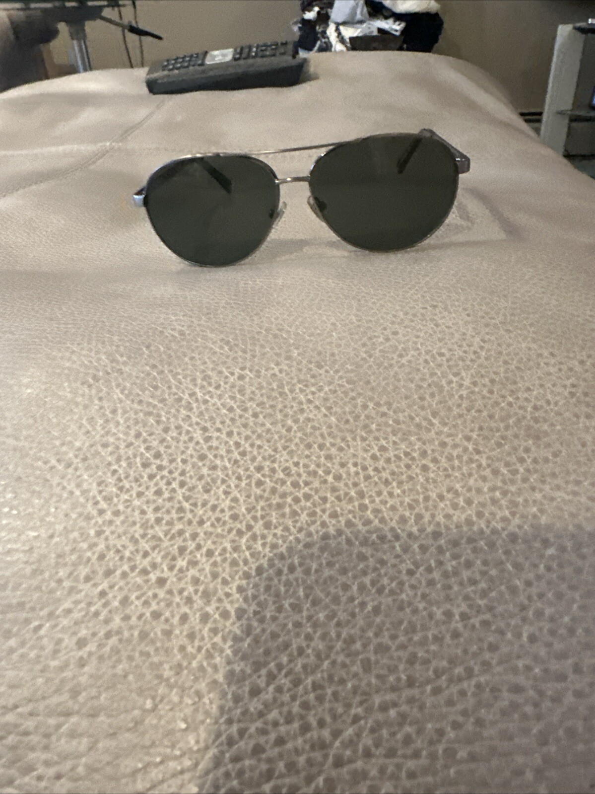 Mens Polarized FOSSIL Aviator Sunglasses MS4882 EUC