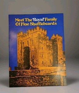 American Shuffleboard Royal Sales Fold-Out Flyer Advertising 8x11 Original 1970s