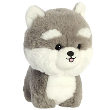   New AURORA WORLD Stuffed Plush Toy SIBERIAN HUSKY Puppy Dog Teddy Pets Doll