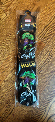 HUF Hulk Retro - Men s Socks - One Size Fits Most (9-12) - New! Unopened!