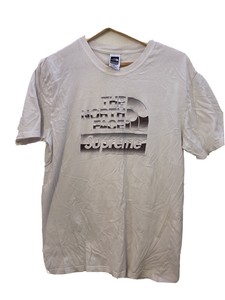 north face supreme metallic tee