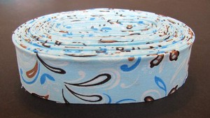 Quilt-Binding-Single-Fold-894-MDG-Blue-Print-100-Cotton-10-yds-Binding