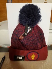 2017 NBA Cleveland Cavaliers New Era Knit Hat Team Color On Court Beanie Cap