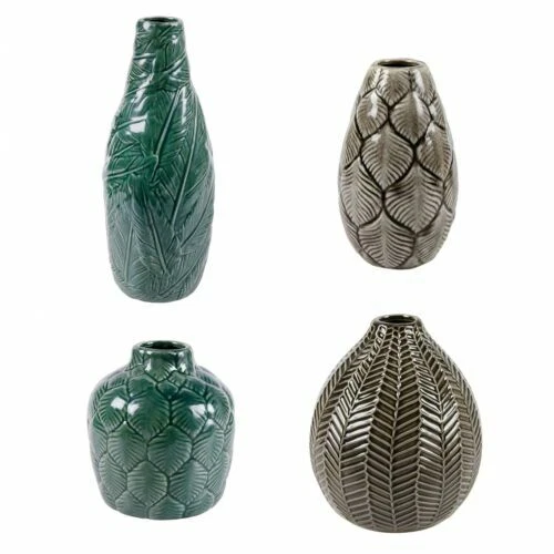 Deko-Blumentöpfe & -Vasen aus Keramik in Grün