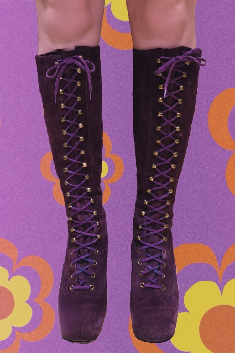 ロングブーツ【the purple】 ロングブーツ the purple