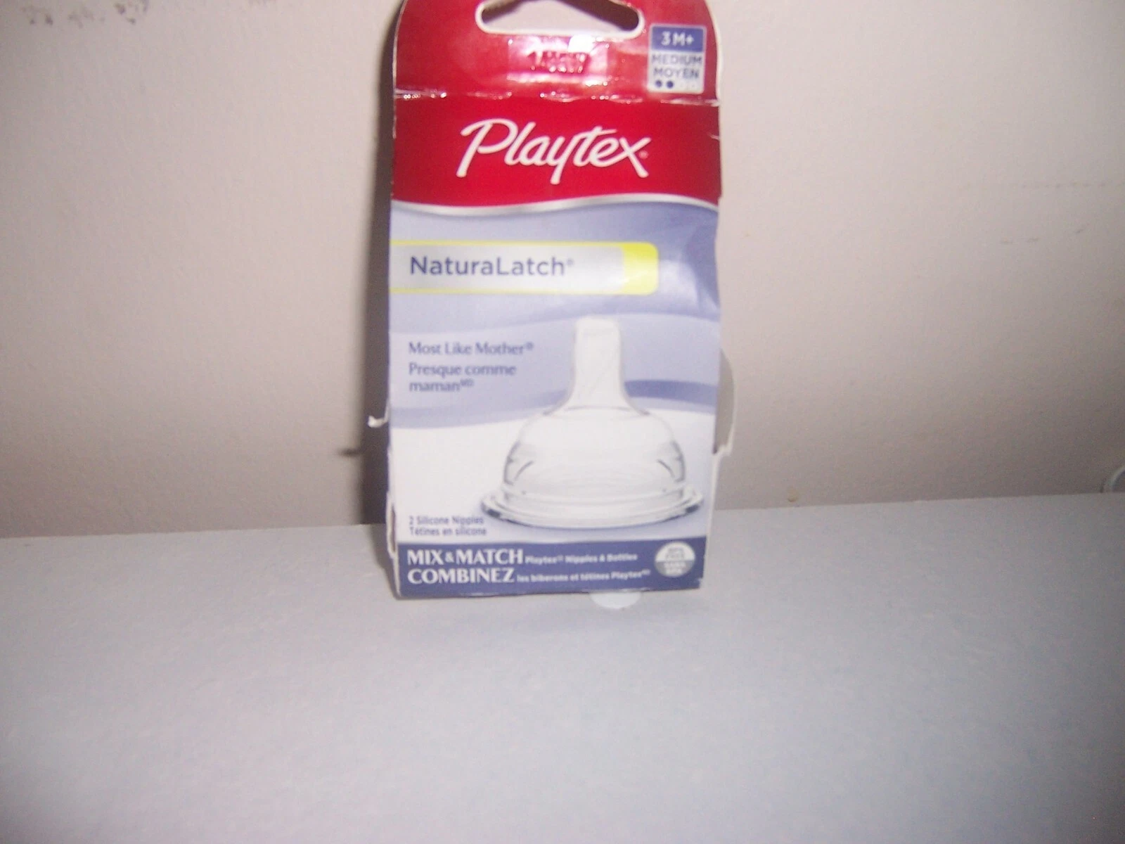 Playtex natural latch 3M+ nipples new