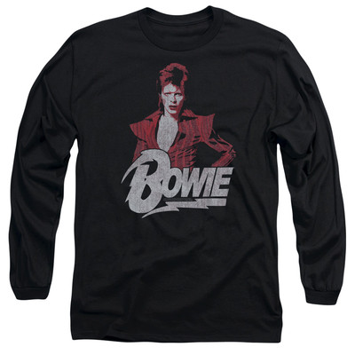 DAVID BOWIE DIAMOND DAVID Licensed Men's Long Sleeve Graphic Tee Shirt SM-3XL 