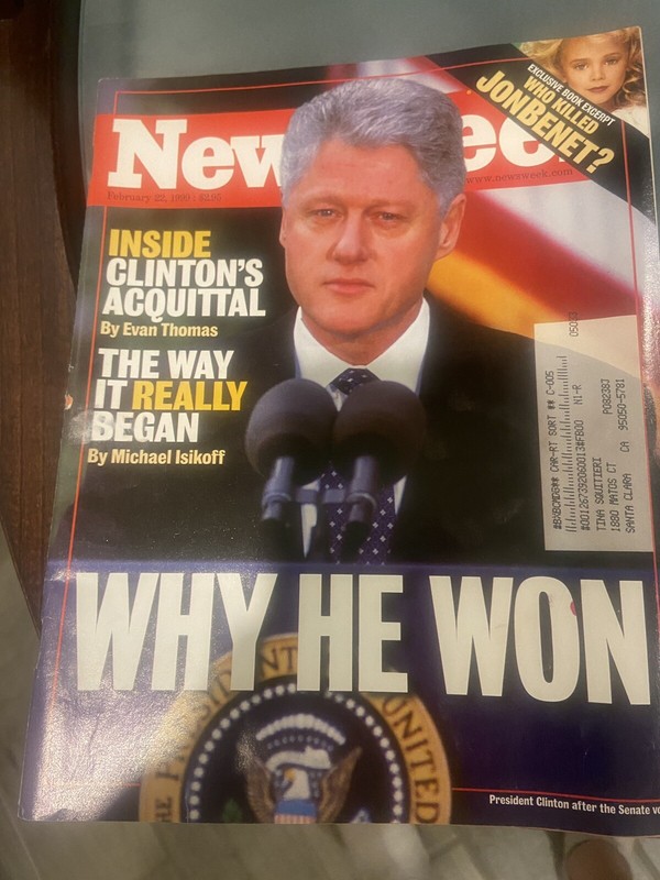 Newsweek: "INSIDE (PRES. BILL) CLINTON'S ACQUITTAL -WHY HE WON" / FEB. 22, 1999