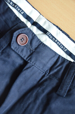 BROCKSFIELD Chino HOSE 128- 134 8 Jahre blau NEU mit Etikett