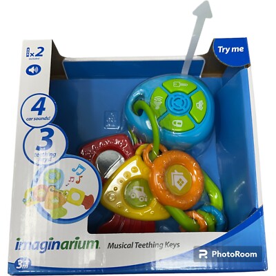 İmaginarium Musical Teething Keys, Car Sounds, Teething Keys