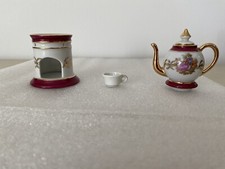 Limoges Miniature Tea Pot With Base