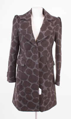 D E P T Damen Mantel Gr. M / 38 Wolle  Wollmantel Coat 