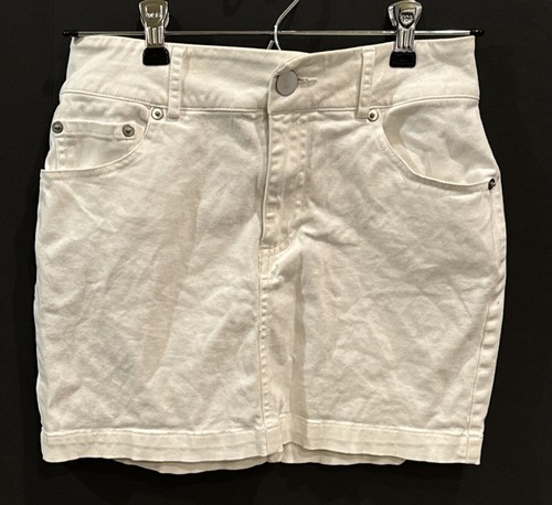 Minigonna da donna bianca Forever 21 taglia small bianca