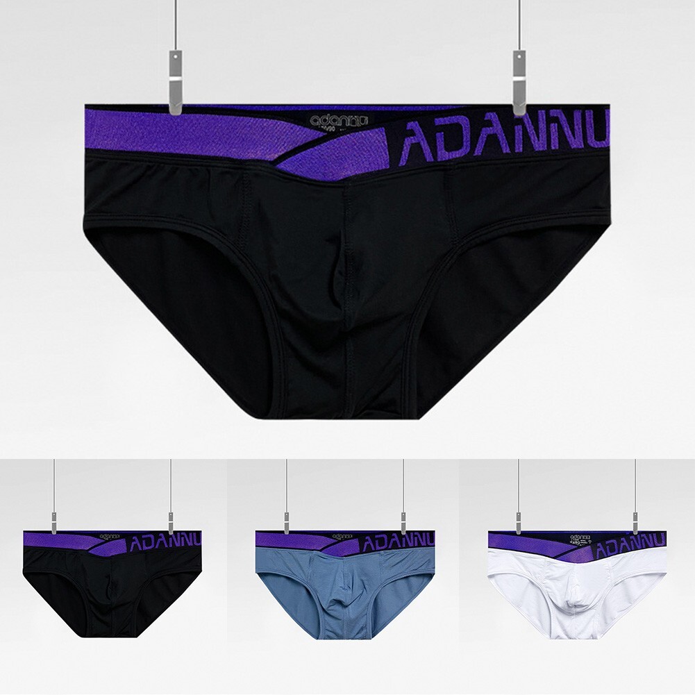 Shorts Men Underwear Soft Bikini Thong U Pouch Breathable Wrap Comfort-image